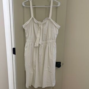 White Sleeveless Dress